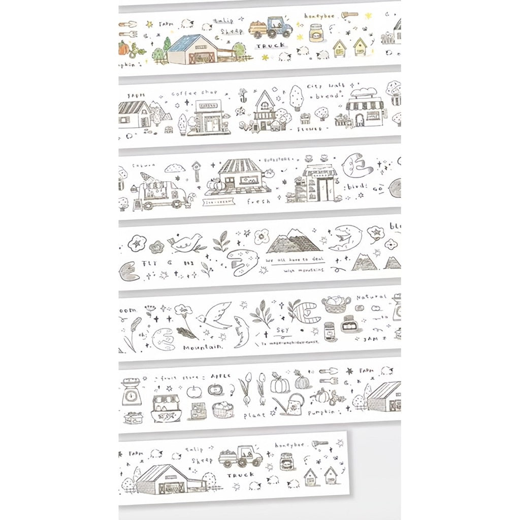 Orange Studio Washi Sampler 200cm Home Coffe Snack