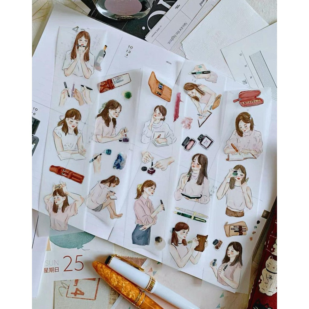 KAT KREATES Kiss Cut PET Sampler 100cm for Decoration