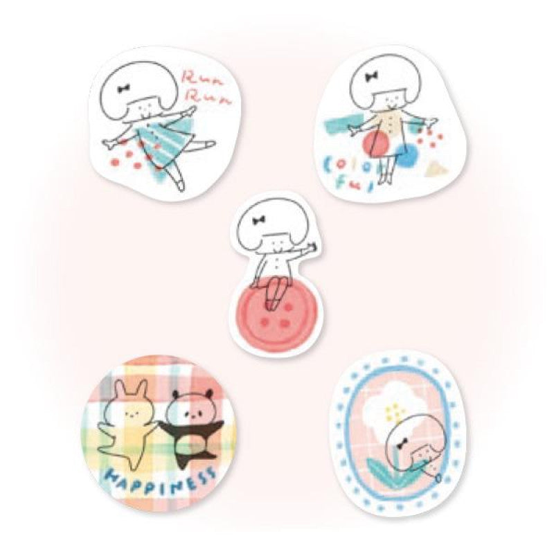 Mizutama Furukawashiko Kokoro Moyou Flake Sticker