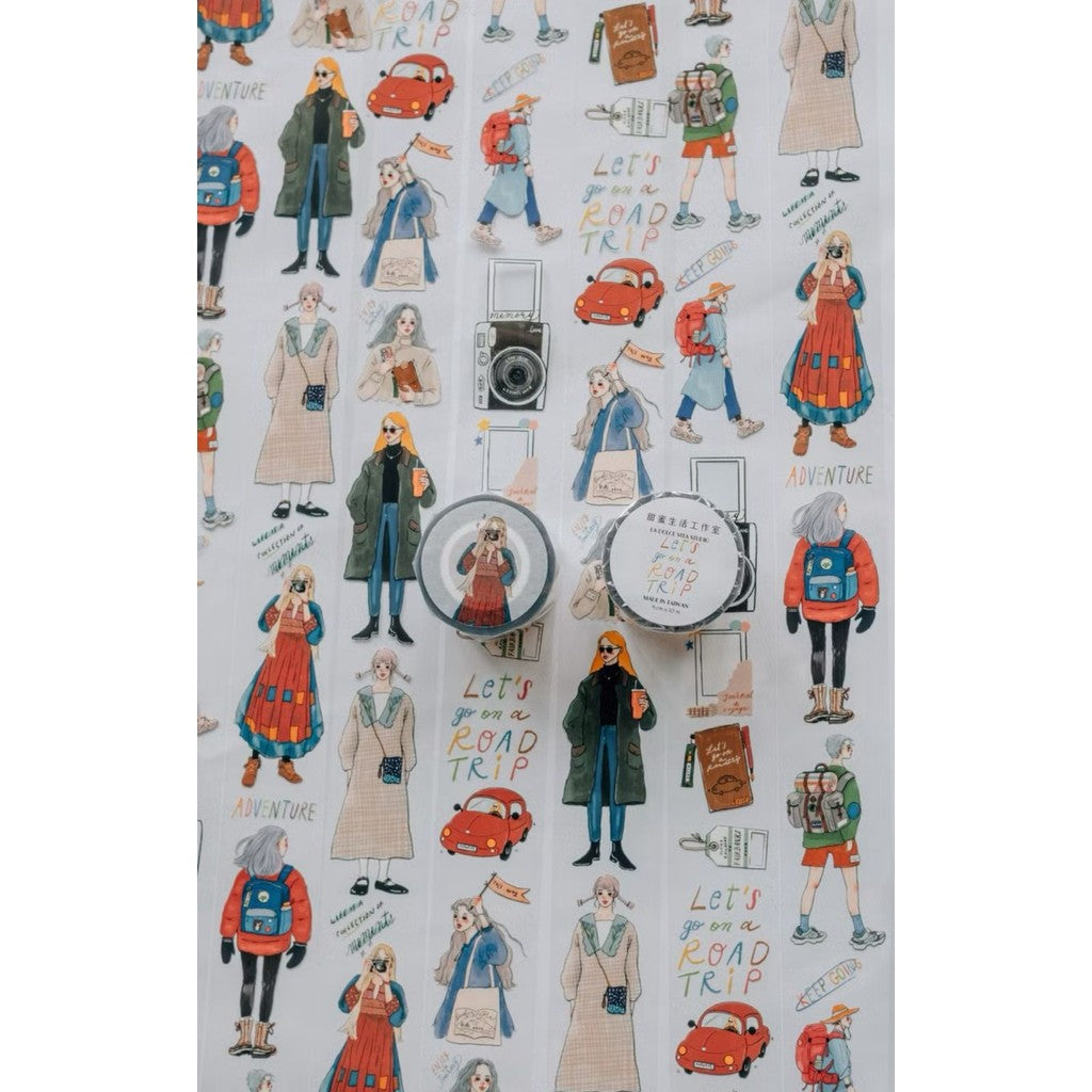 La Dolce Vita Let us go on a road trip PET Sampler 90cm