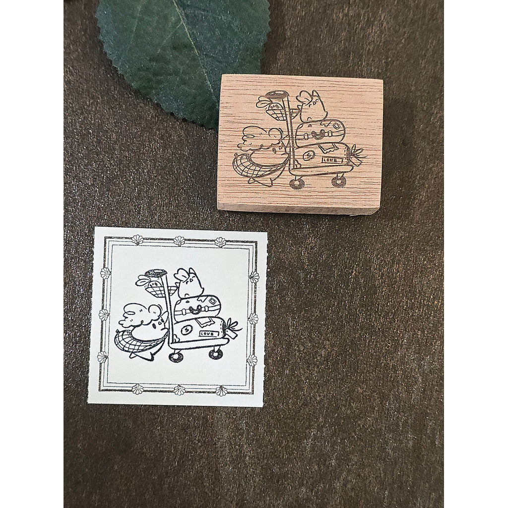 Elsiewithlove Rubber Stamp Cute Kakpoot