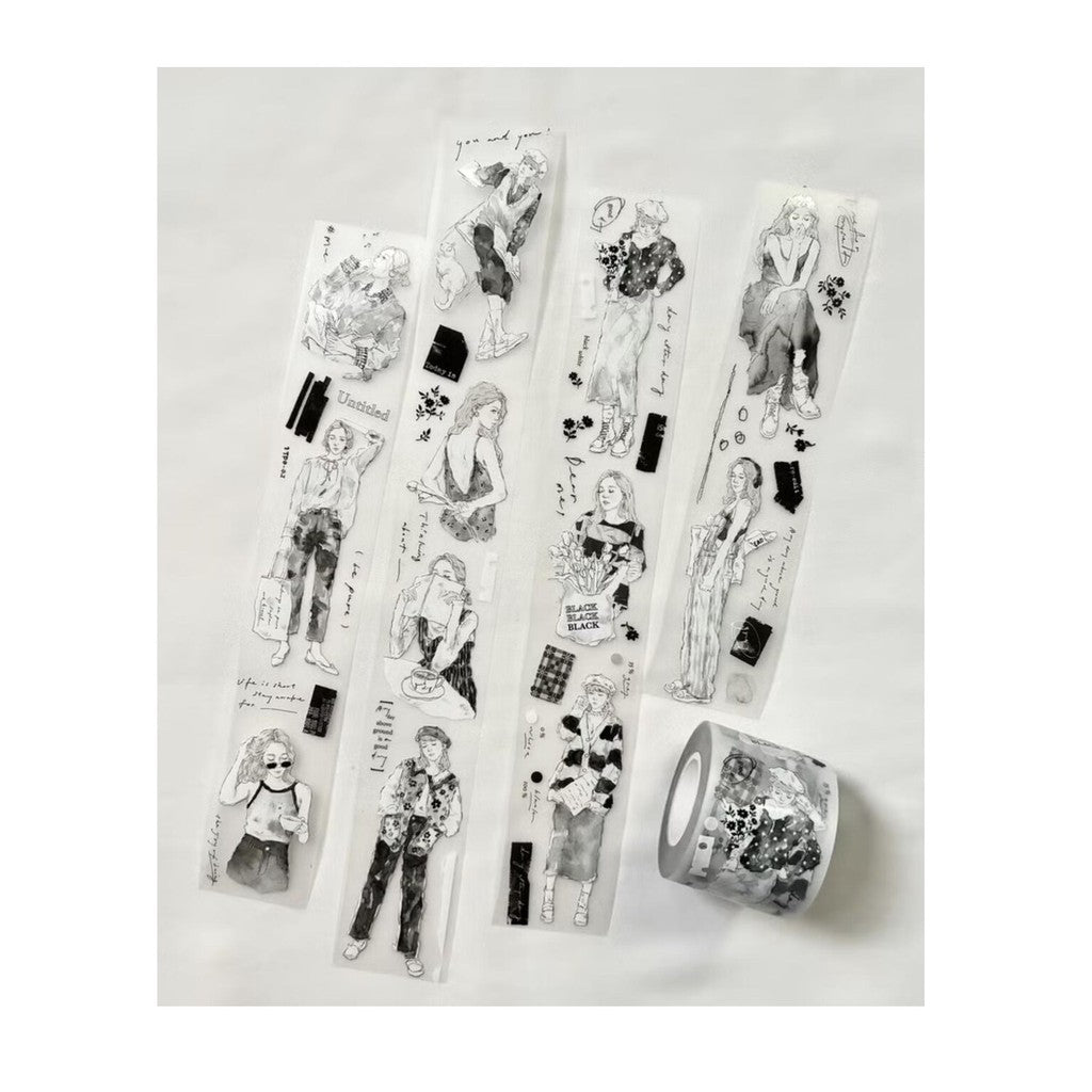 Pion Pet Tape Design Black Girl