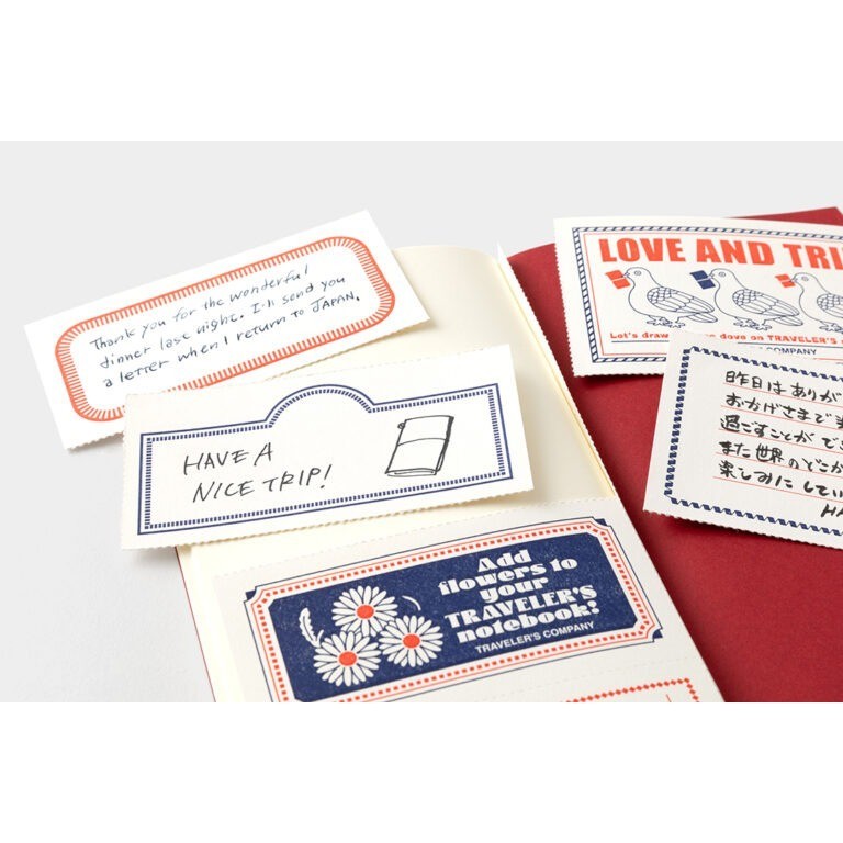 Travelers Notebook Factory Love And Trip Red Limited Edition