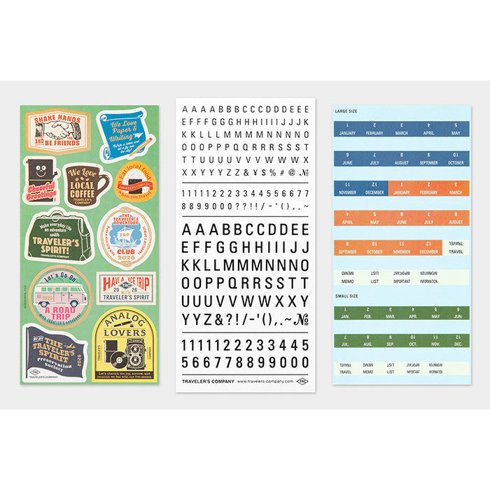Travelers Notebook  2026 Sticker Set For Diary