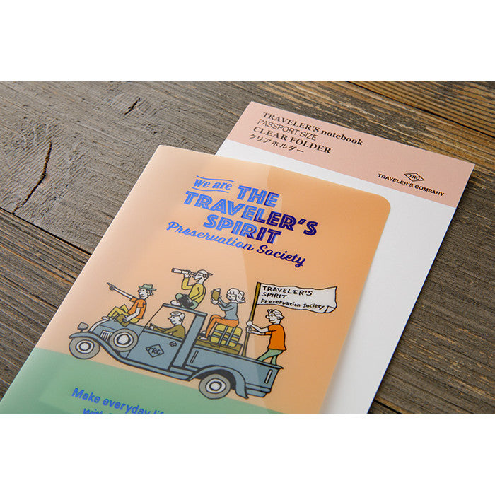 Travelers Notebook  2026 Clear Folder
