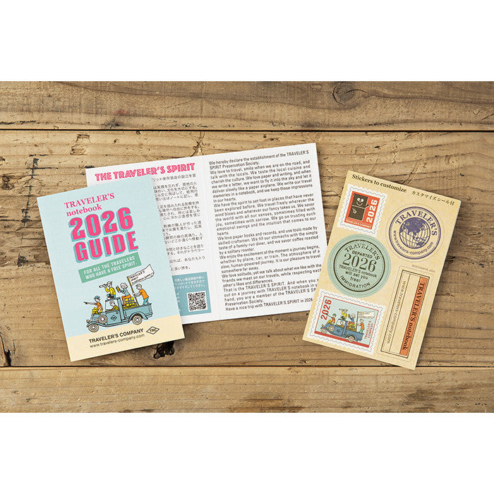 Travelers Notebook  2026 Refill Passport size Monthly