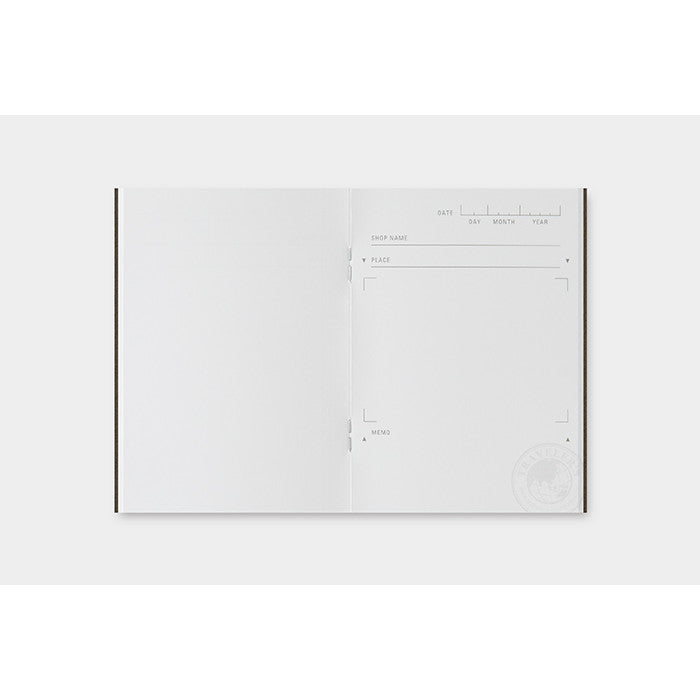 Travelers Notebook Passport Size Refill Partner Shop Stamp