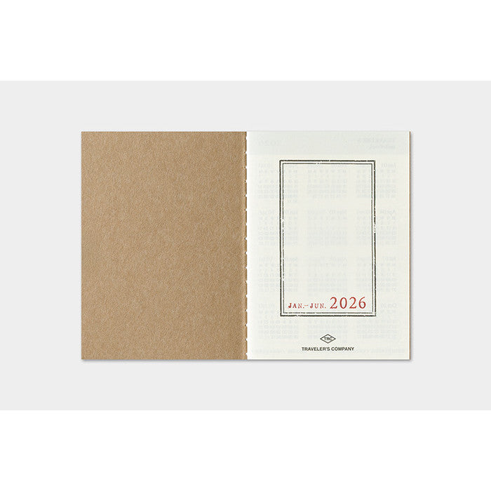 Travelers Notebook  2026 Refill Passport size Weekly