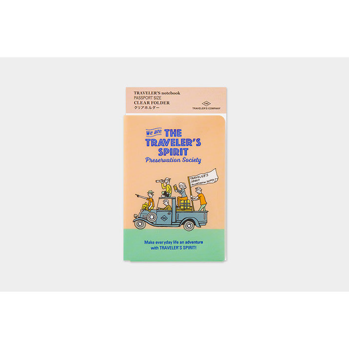 Travelers Notebook  2026 Clear Folder