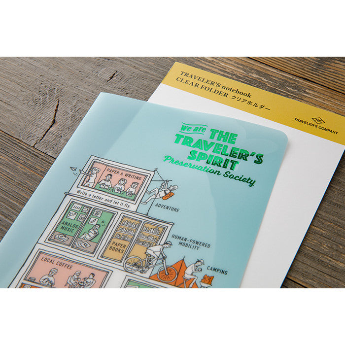 Travelers Notebook  2026 Clear Folder