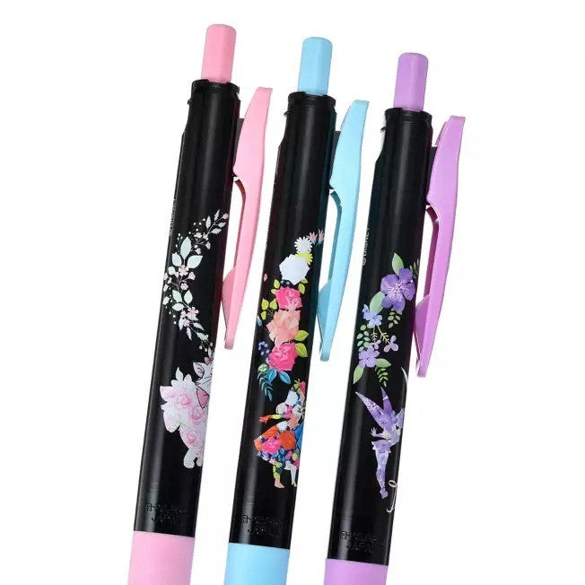 Sarasa Clip 0.5 Gel Ballpoint Pen Set Flower Classic Marie Aristocats, Alice, Tinker Bell