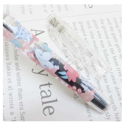 Moomin Fountain Pens F Fine Nib Black Ink - Hana to Kakurenbo Flower Hide