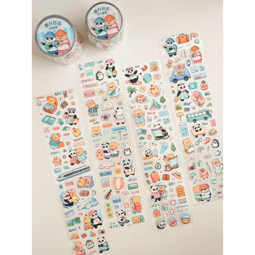 Ever Ein Writing PET Die Cut Travel Diary Sampler 100cm