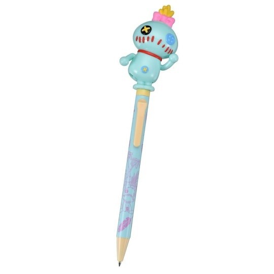 Disney Mascot Ballpoint Pen Scrump Body Move Lilo and Stitch