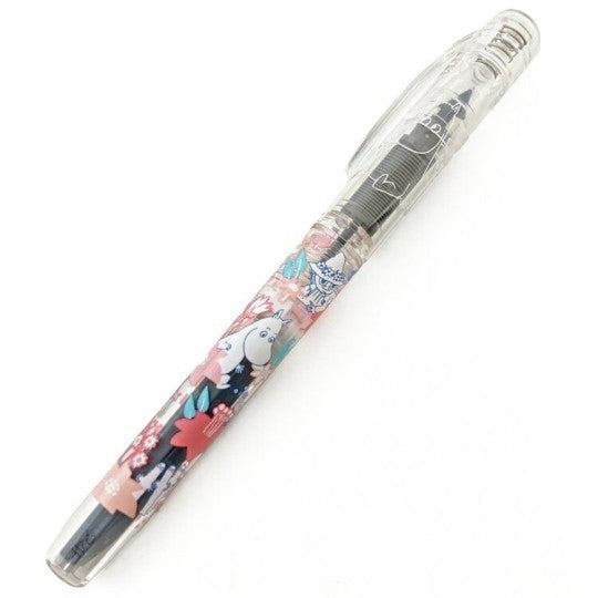 Moomin Fountain Pens F Fine Nib Black Ink - Hana to Kakurenbo Flower Hide