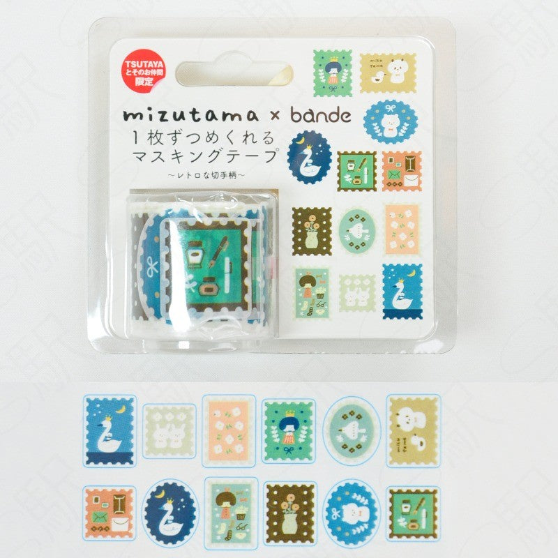 Tsutaya Mizutama x Bande Sticker Paper Masking Tape Roll