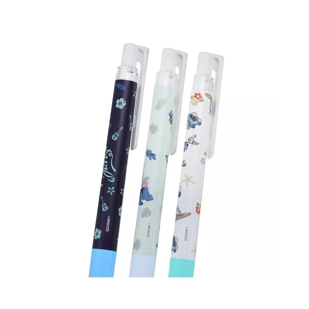 Disney Juice Up Gel Pen 3pcs Set Stitch &amp; Scrump 0.4 Gel Ballpoint Pen