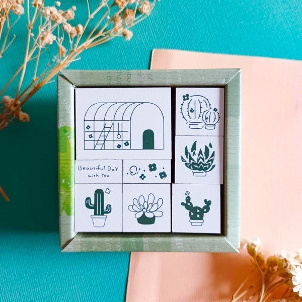 Micia Crafts Mini World Rubber Stamp