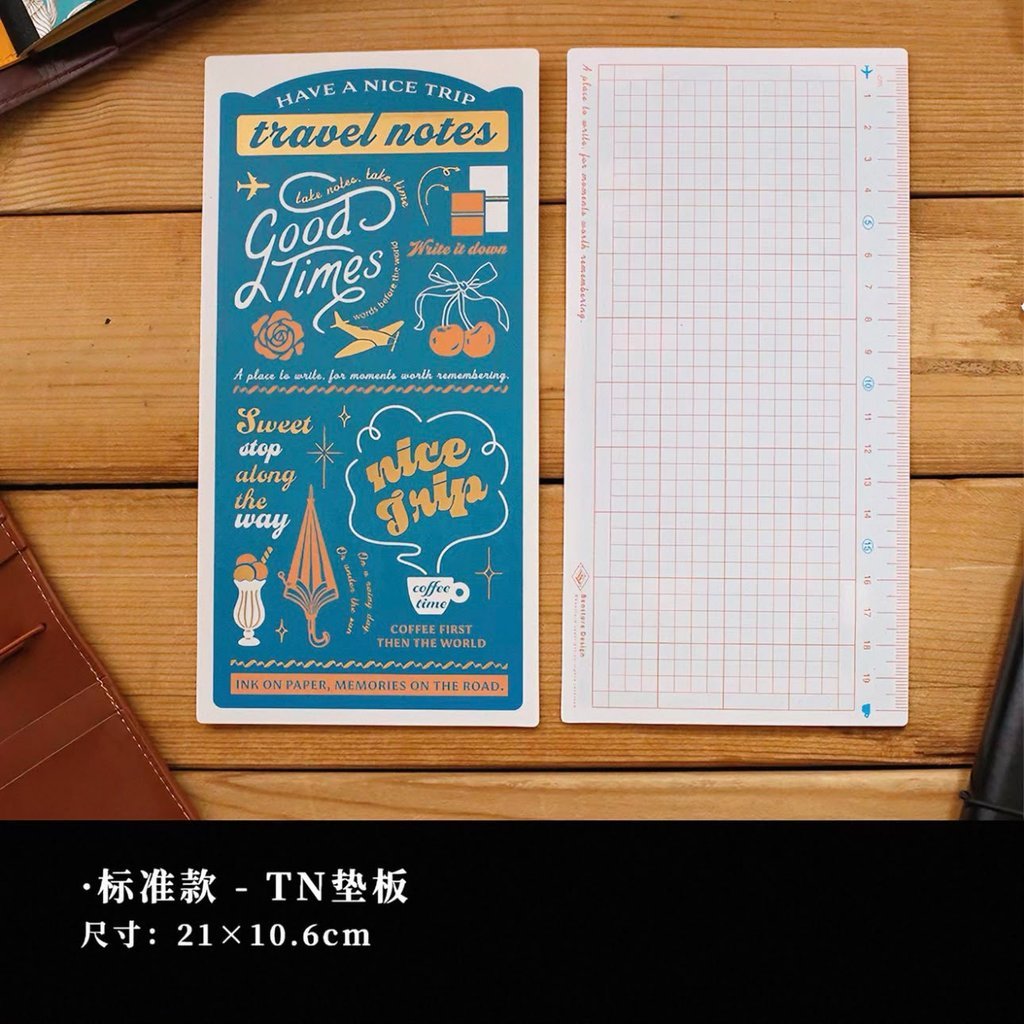 Travel Note Have A Nice Trip PVC Plastic Sheet / Pencil Board