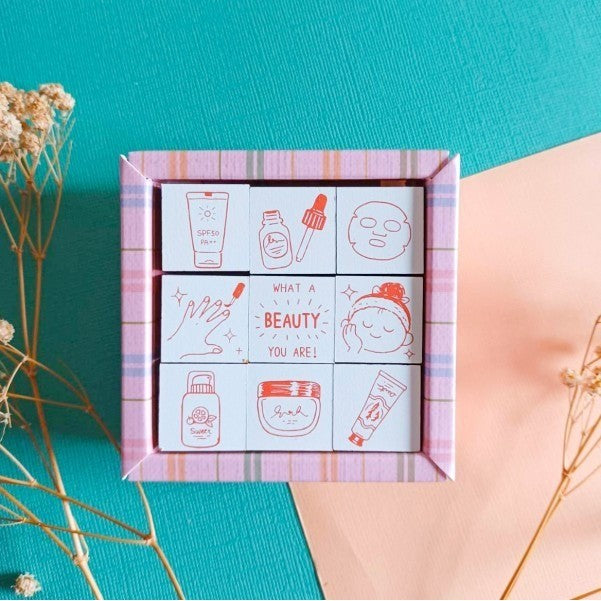Micia Crafts Mini World Rubber Stamp