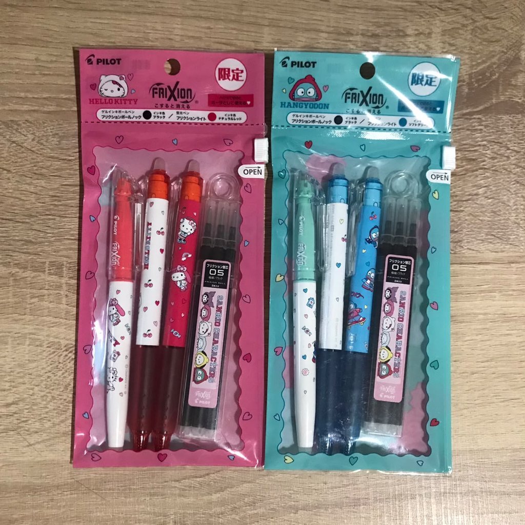Pilot FriXion Sanrio Characters Erasable Pen Set