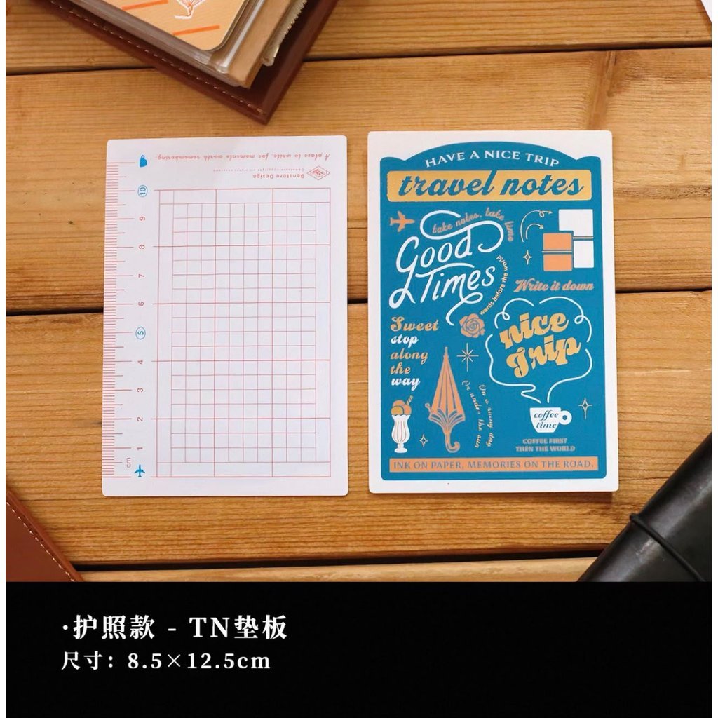 Travel Note Have A Nice Trip PVC Plastic Sheet / Pencil Board