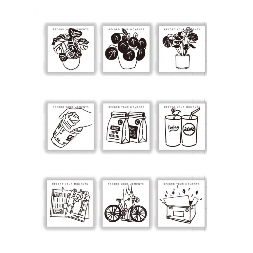 Zuly Record Your Moments - Lifestyle Rubber Stamp Collection