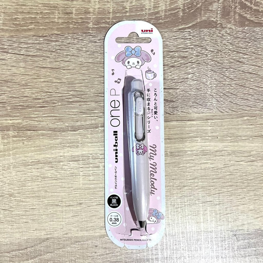 Mitsubishi Uni-Ball One Pocket Sanrio Gel Ink Pen 0.38mm Limited Edition