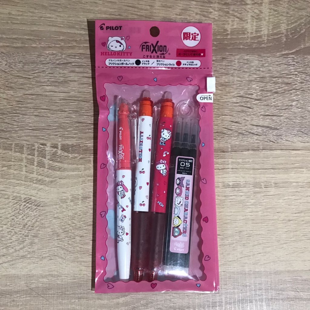 Pilot FriXion Sanrio Characters Erasable Pen Set