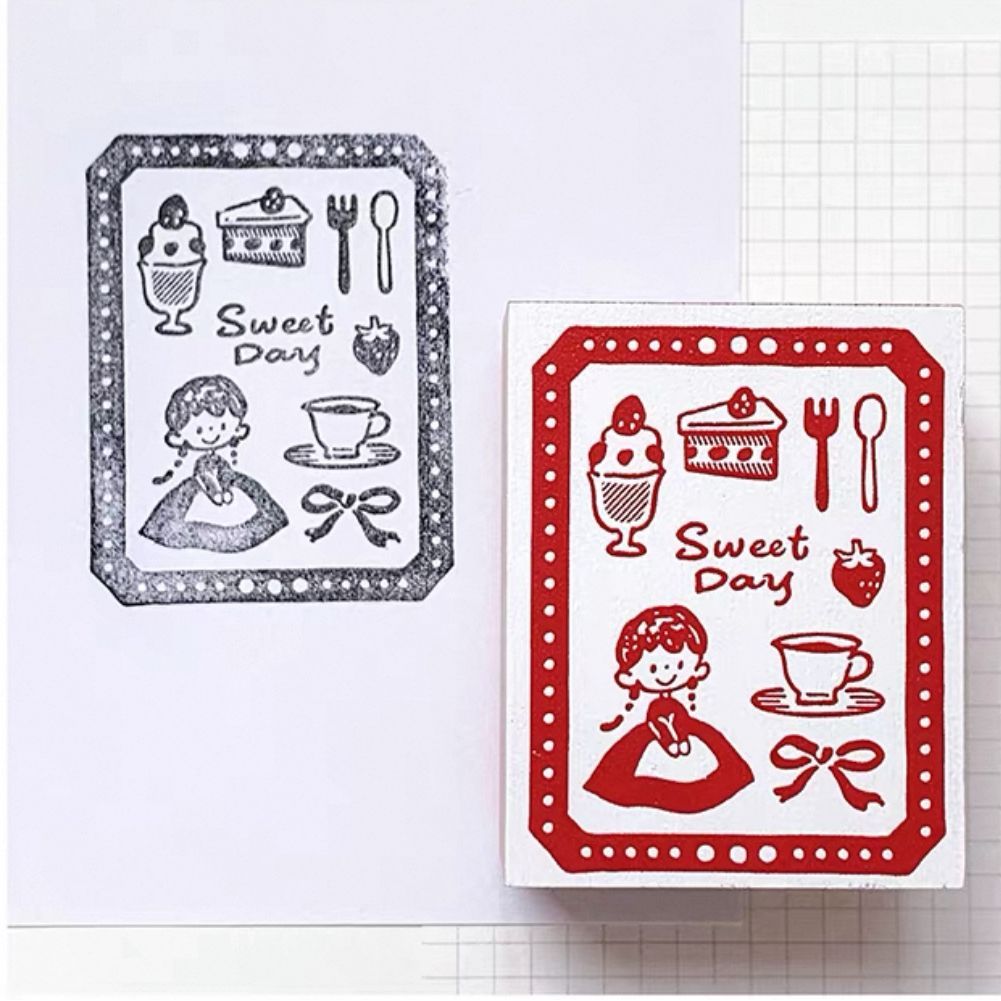 Molinta Zzoton Rubber Stamp Wooden Seal
