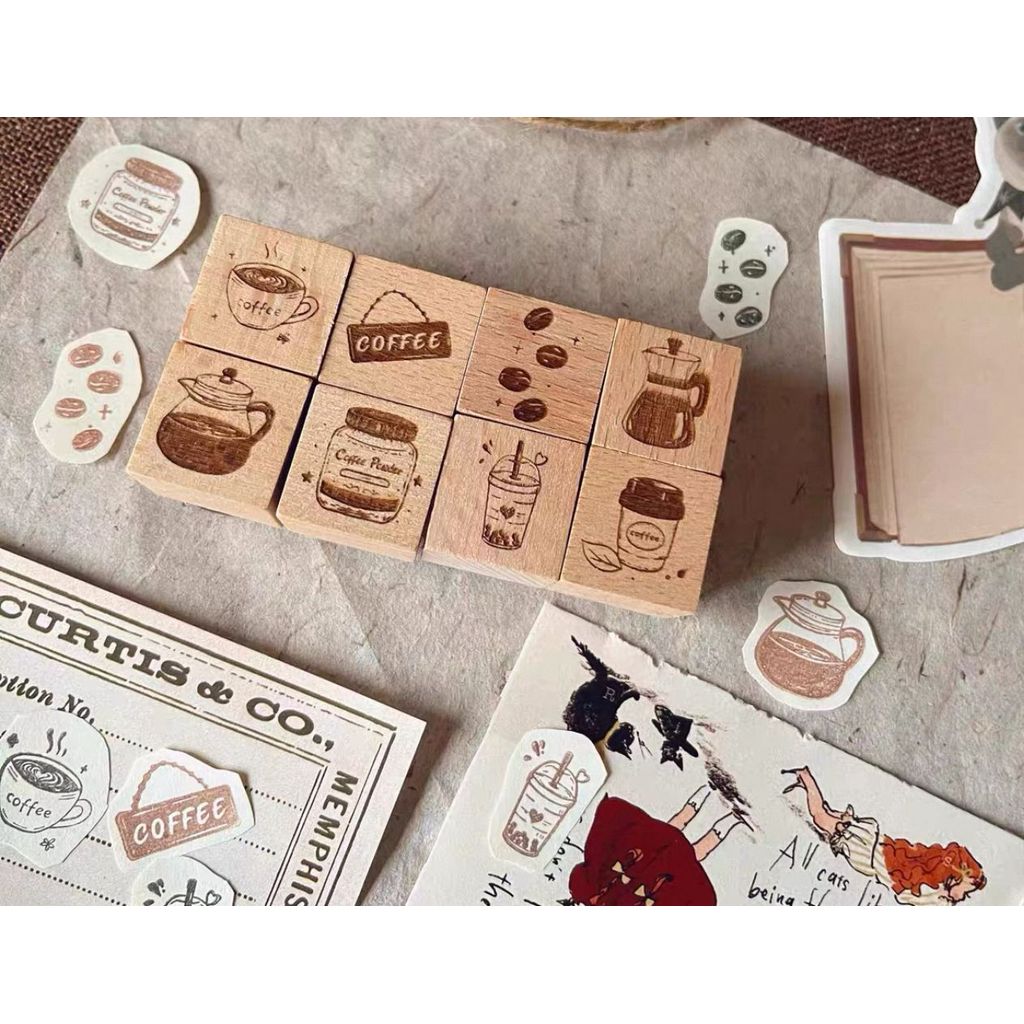 Coffee Moments Rubber Stamp Collection