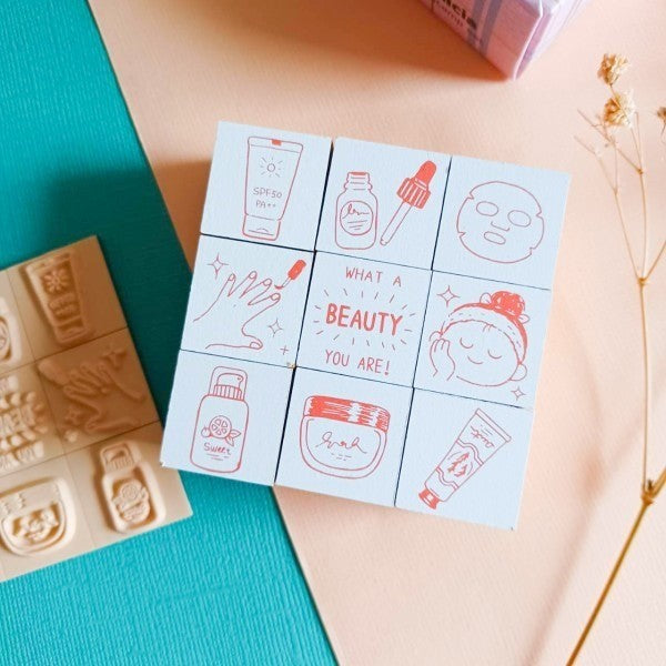 Micia Crafts Mini World Rubber Stamp