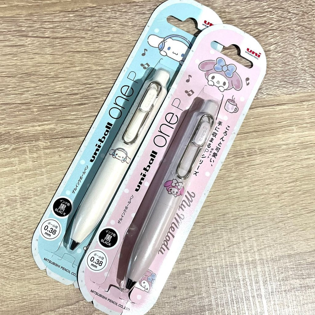 Mitsubishi Uni-Ball One Pocket Sanrio Gel Ink Pen 0.38mm Limited Edition