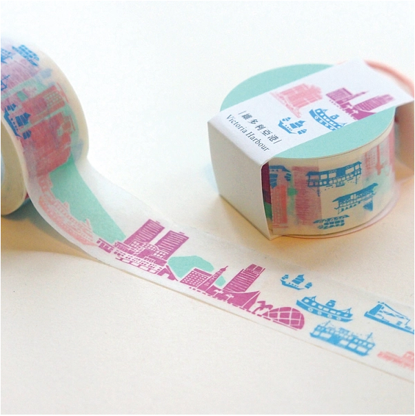 Ditto Ditto Hong Kong Series Washi Masking Tape - Victoria Harbor