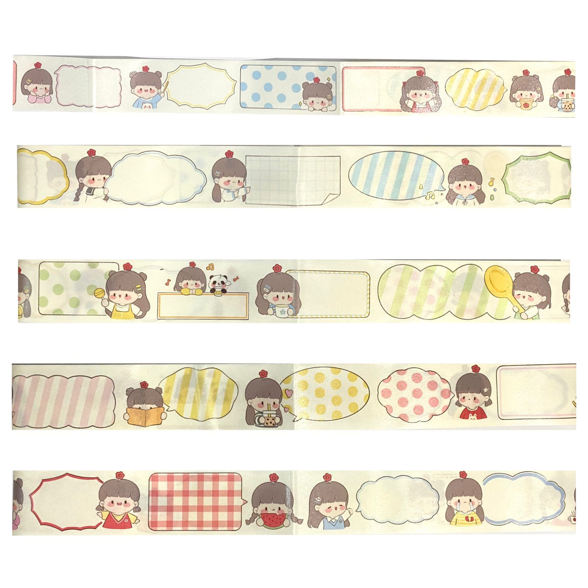 Balala 200cm Washi Sampler Cute Notes