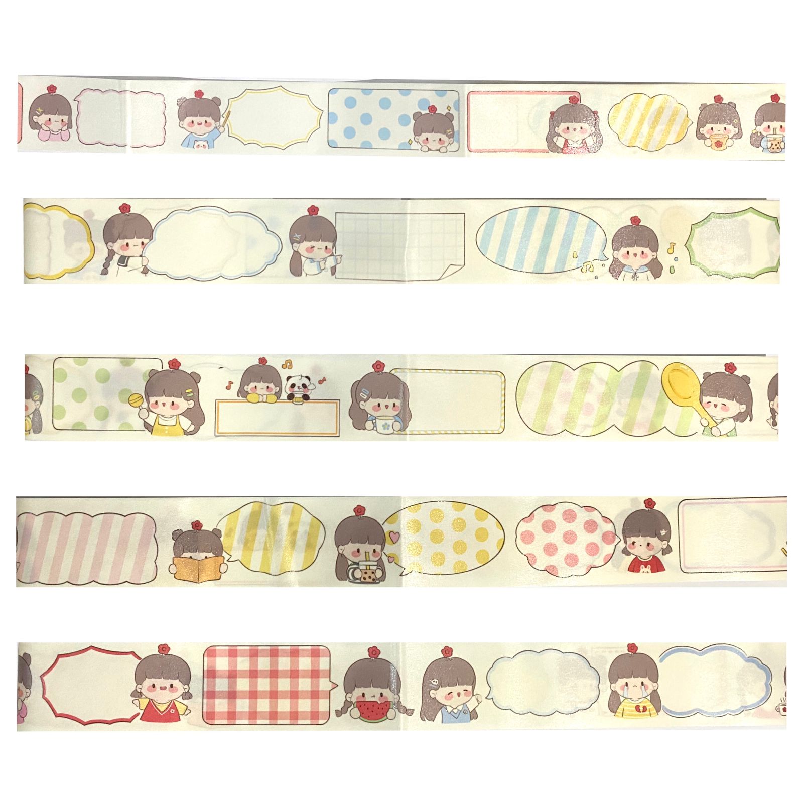 Balala 200cm Washi Sampler Cute Notes