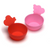 Rilakkuma Silicone Cup Bento Goods Red and Pink