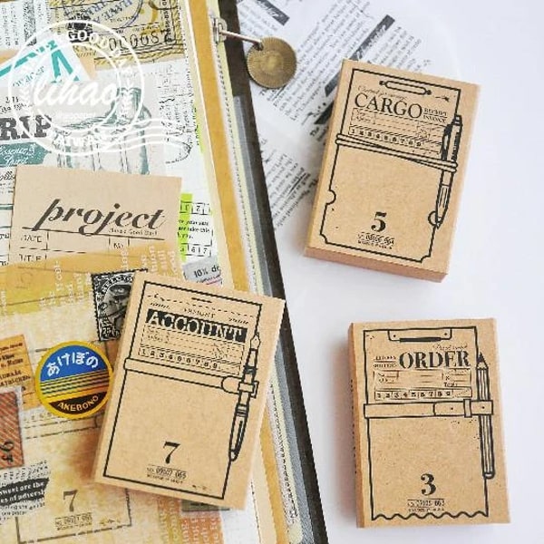 Lihaopaper Notepaper Rubber Stamps