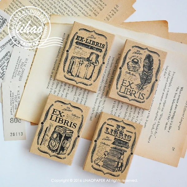 Lihaopaper Ex-libris Rubber Stamps