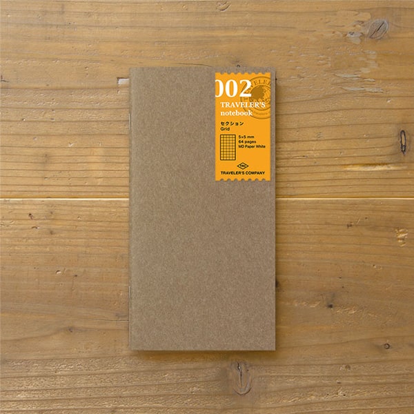 Traveler's Notebook Refill 002 - Grid Regular Size