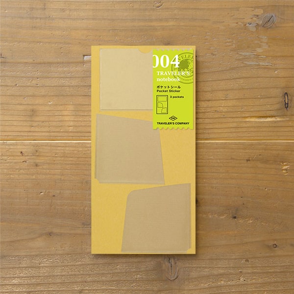 Traveler&#39;s Notebook Refill 004 - Pocket Sticker Regular Size