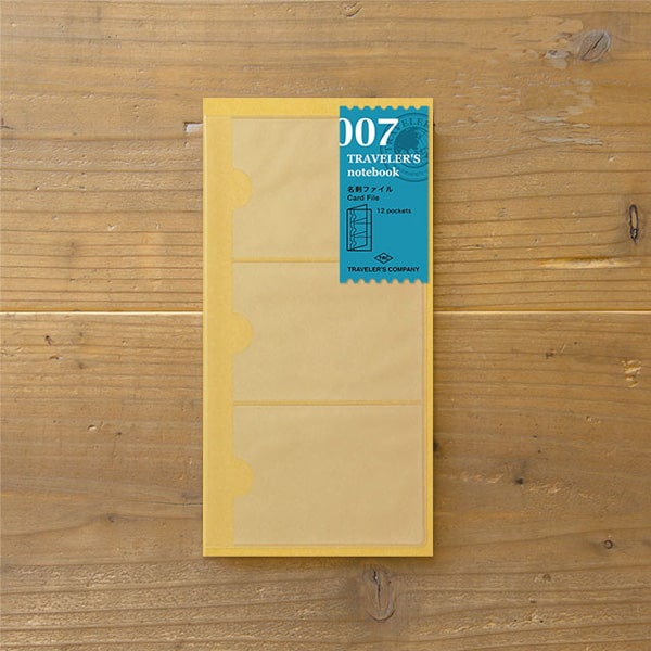 Traveler&#39;s Notebook Refill 007 - Card File Regular Size