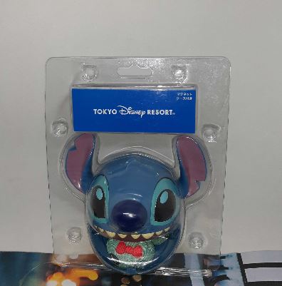 Tokyo Disney Resort Stitch Magnet 3 (With Case)
