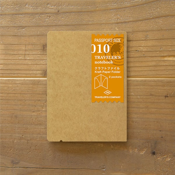 Traveler's Notebook Refill 010 - Kraft File Passport Size