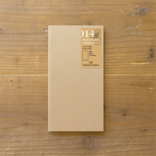 Traveler's Notebook Refill 014 - Kraft Note Regular Size