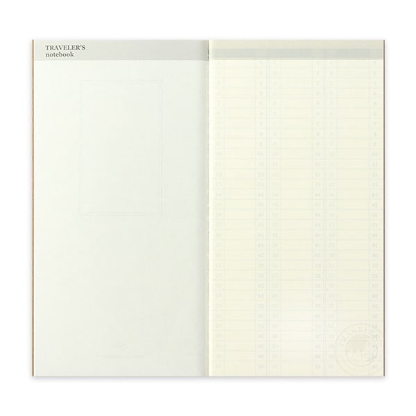Traveler&#39;s Notebook Refill 018 - Free Diary Weekly Regular Size