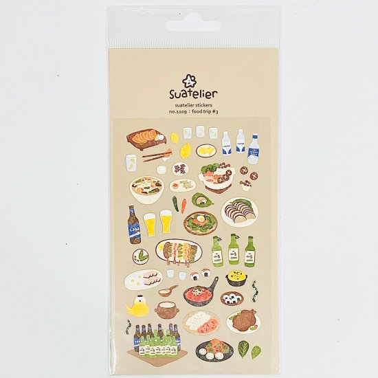 SUATELIER Sticker Food Trip 3