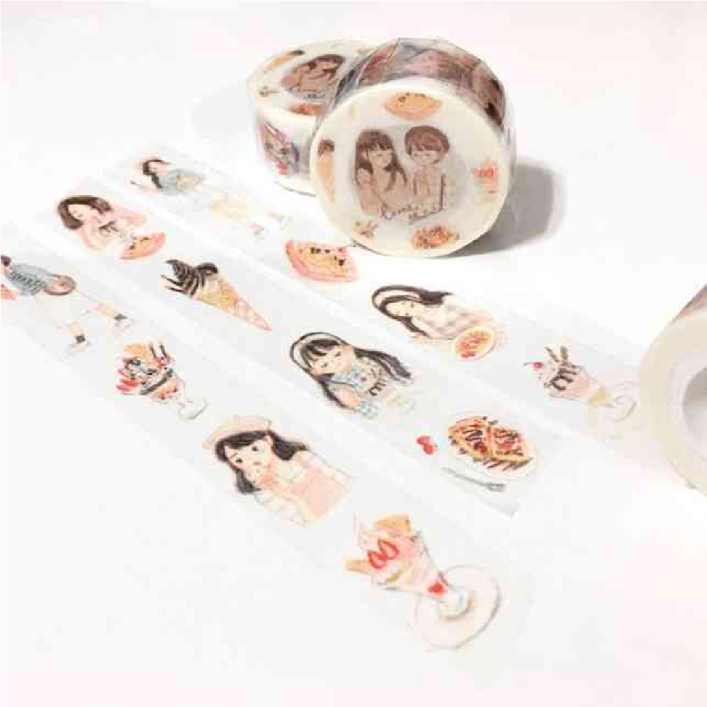Washi Carrie Illustration Dessert Time