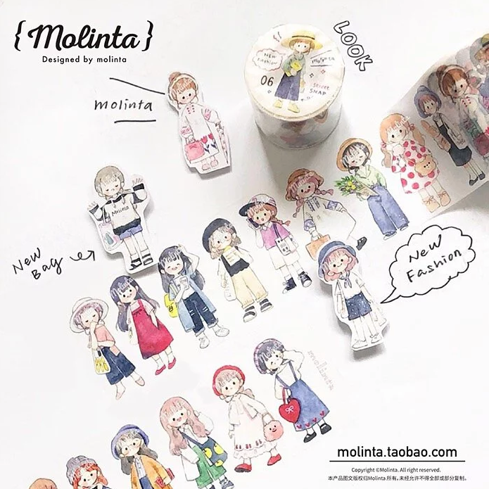 Micia Mini Cute Stamp Set - Taiwan Delicious - tokopie