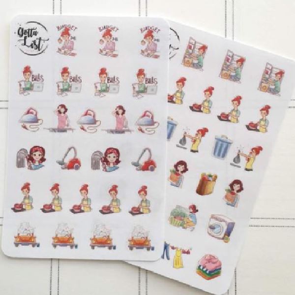 GottaList Sticker Planner Daily A
